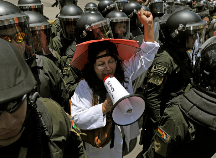 Proteste a La Paz, Bolivia Proteste a La Paz, Bolivia