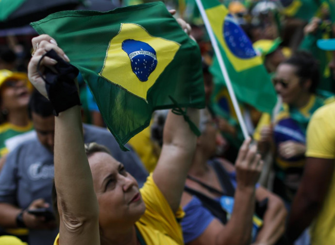 Manifestazione pro Bolsonaro in Brasile Manifestazione pro Bolsonaro in Brasile