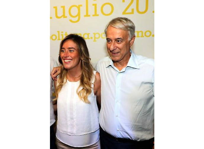 Maria Elena Boschi e Giuliano Pisapia