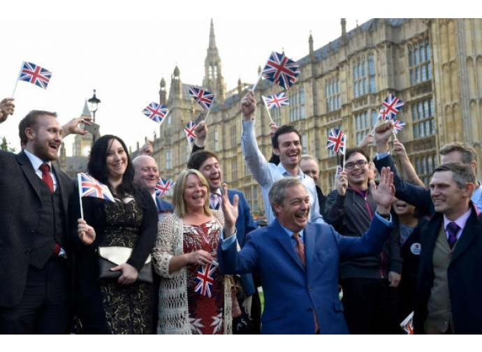 Brexit, la festa dell'UKIP Brexit, la festa dell'UKIP