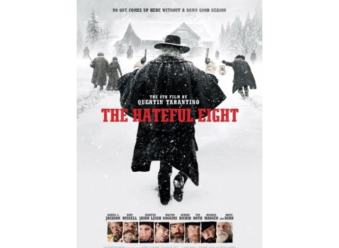 La locandina del film The hateful eight La locandina del film The hateful eight