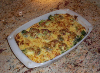 Broccoli gratinati al Parmigiano