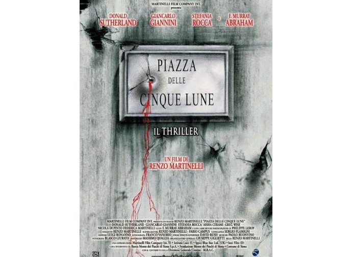 La locandina del film Piazza Cinque Lune La locandina del film Piazza Cinque Lune