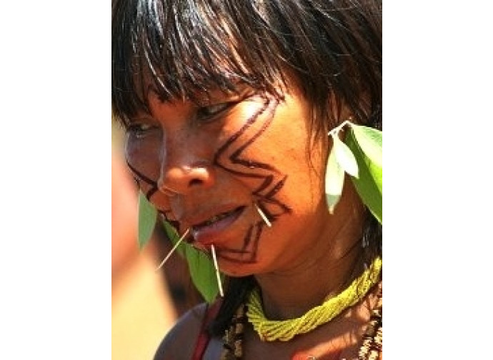 Indio dell'Amazzonia Indio dell'Amazzonia