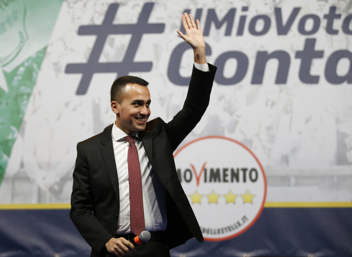 Di Maio alla festa del "governo del cambiamento"