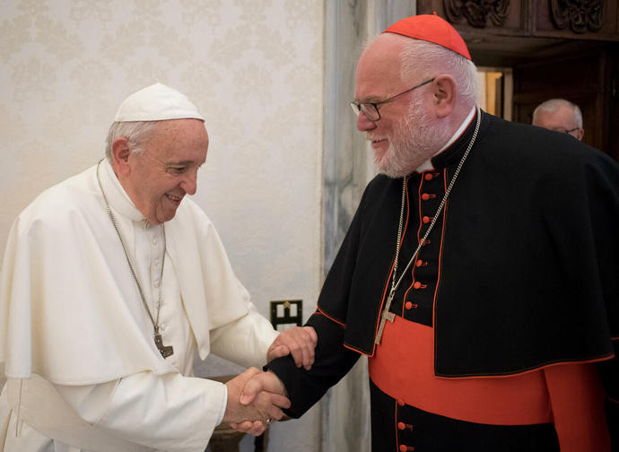 Il cardinale Marx ricevuto dal Papa Il cardinale Marx ricevuto dal Papa