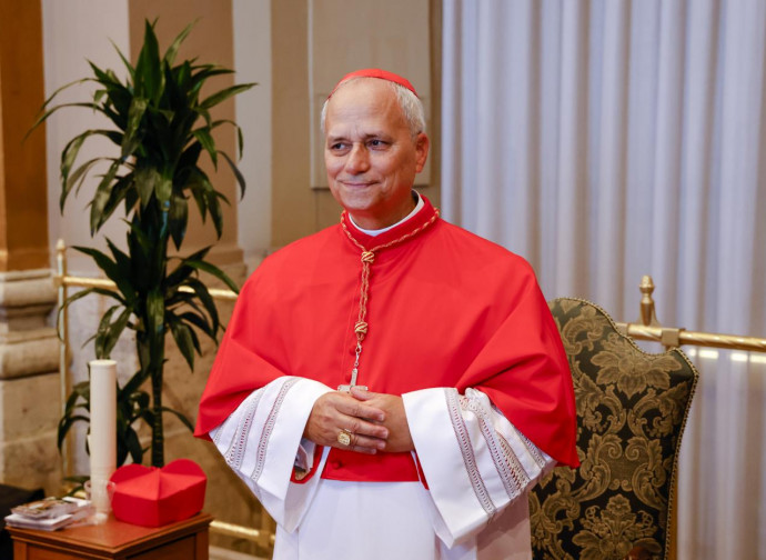 Il cardinale Robert Francis Prevost Il cardinale Robert Francis Prevost