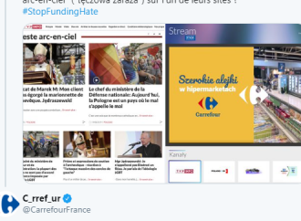 News «omofoba» accanto a pubblicità. Carrefour interviene