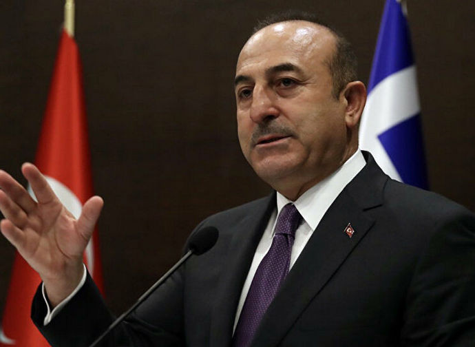 Il ministro degli Esteri turco, Cavusoglu Il ministro degli Esteri turco, Cavusoglu