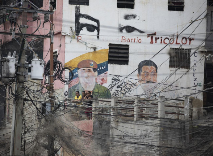 Chavez e Maduro, murales venezuelano celebrativo Chavez e Maduro, murales venezuelano celebrativo