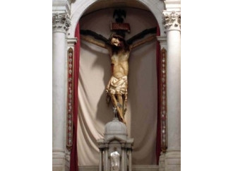 Il santuario di Chioggia con il Crocefisso "parlante" 