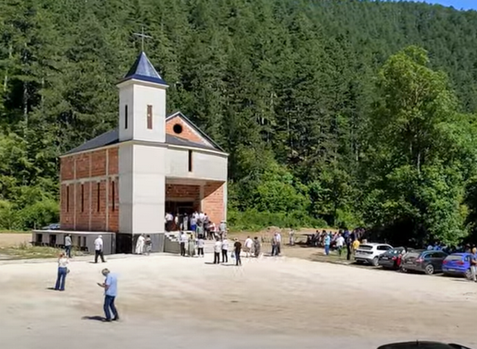 La chiesetta di Santa Maria degli Angeli in località Vesela Straža