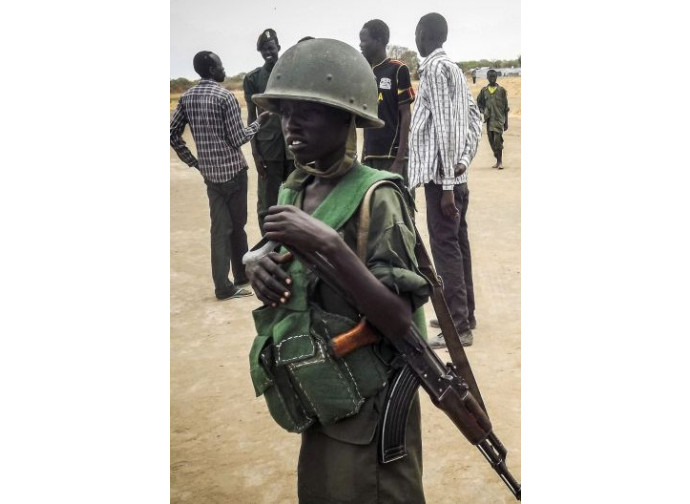 Sud Sudan, bambino soldato