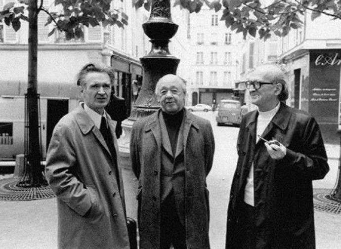 Cioran, Ionesco ed Eliade esuli a Parigi
