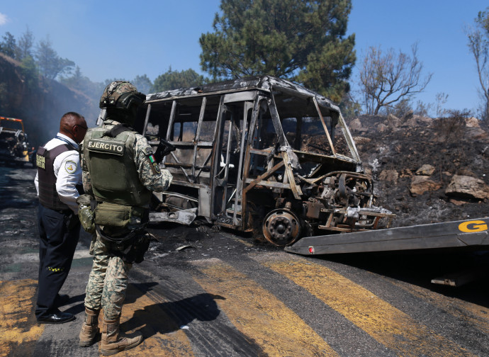 Messico, i danni degli scontri con il CJNG (AP)