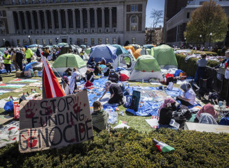 Accampamento pro-Palestina alla Columbia University (La Presse)