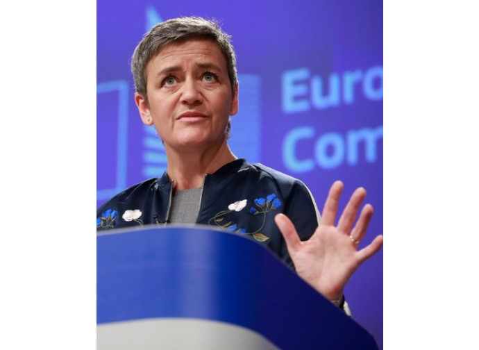 La commissaria Vestager La commissaria Vestager