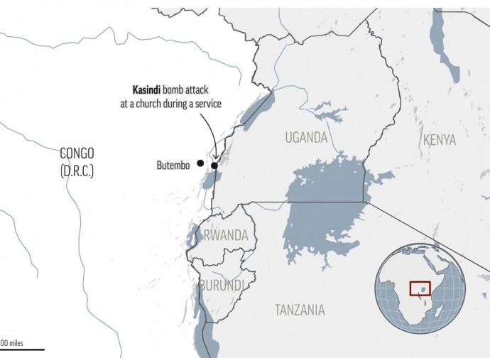 Congo, il luogo dell'attentato alla chiesa Congo, il luogo dell'attentato alla chiesa