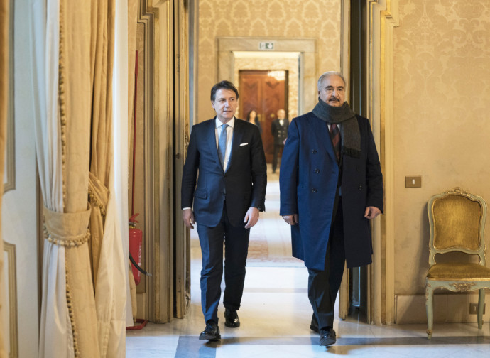 Conte incontra Haftar (ma non Sarraj) Conte incontra Haftar (ma non Sarraj)