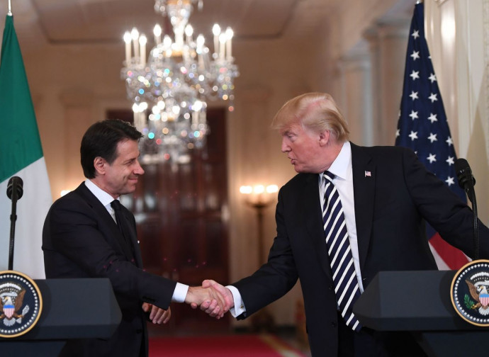 Giuseppe Conte e Donald Trump