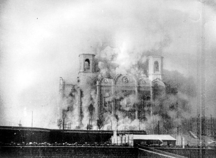 Unione Sovietica, demolizione della chiesa di Cristo Salvatore Unione Sovietica, demolizione della chiesa di Cristo Salvatore