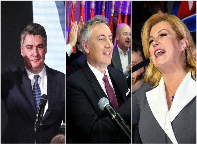 I tre candidati presidenziali che si sono giocati il passaggio del I turno