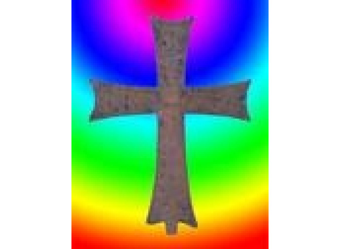 Croce arcobaleno