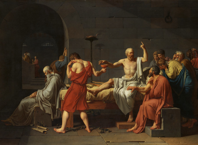 J. L. David, Morte di Socrate