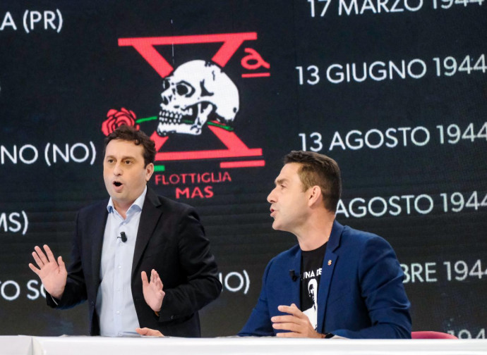 Vannacci ospite di Parenzo, a proposito di Decima Mas (La Presse) Vannacci ospite di Parenzo, a proposito di Decima Mas (La Presse)