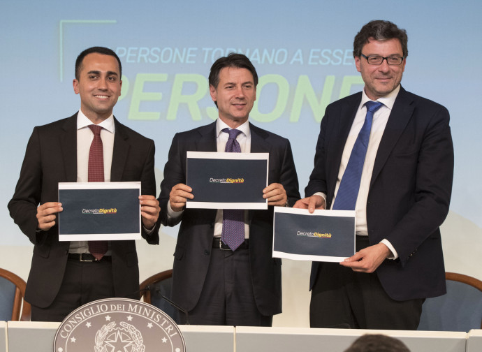 Presentazione del decreto dignità Presentazione del decreto dignità