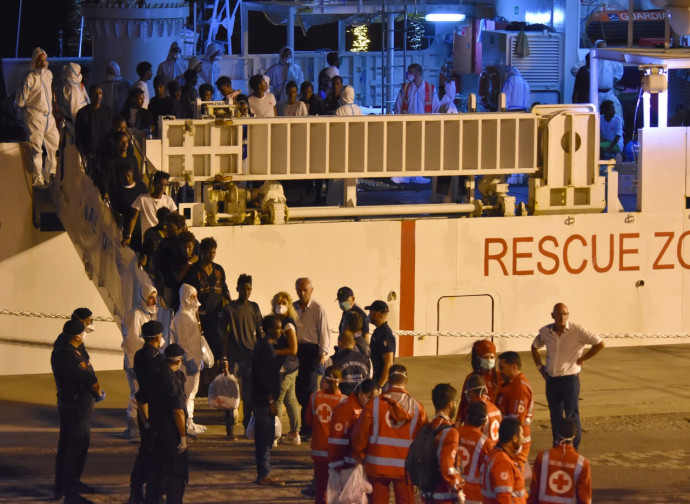 Lo sbarco dalla Diciotti