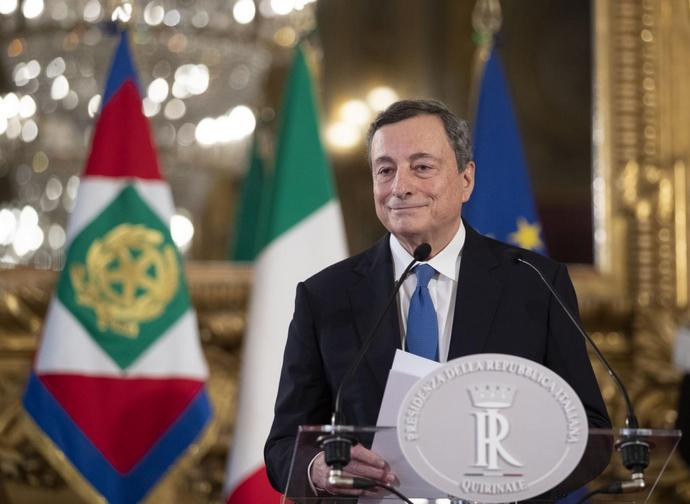 Il presidente del Consiglio Mario Draghi