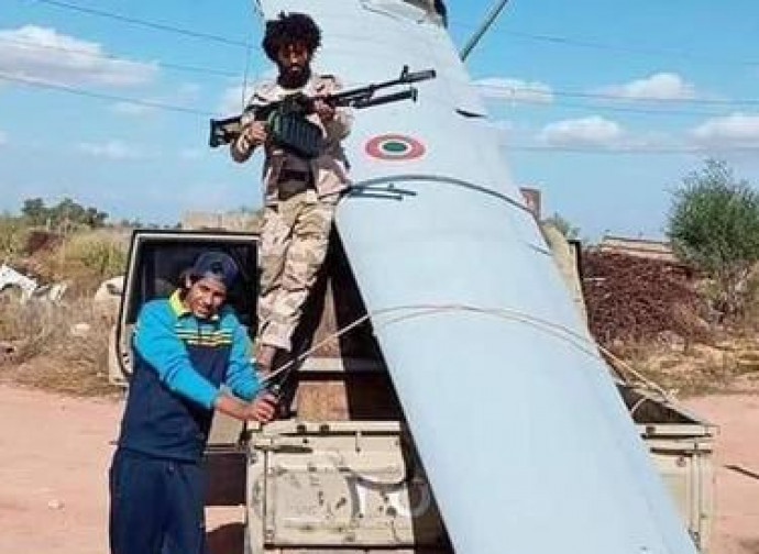 Il drone italiano abbattuto in Libia