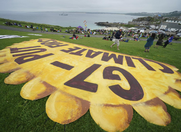 Manifestazione ecologista al G7