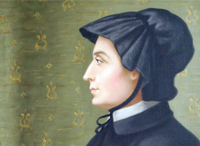 Riproduzione di un ritratto di S. Elisabetta Seton dipinto da Amabilia Filicchi (ritaglio) Riproduzione di un ritratto di S. Elisabetta Seton dipinto da Amabilia Filicchi (ritaglio)