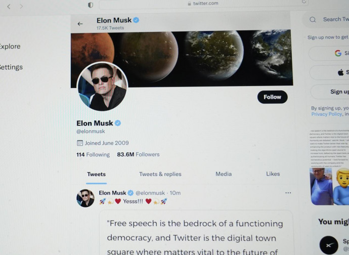 Elon Musk su Twitter Elon Musk su Twitter
