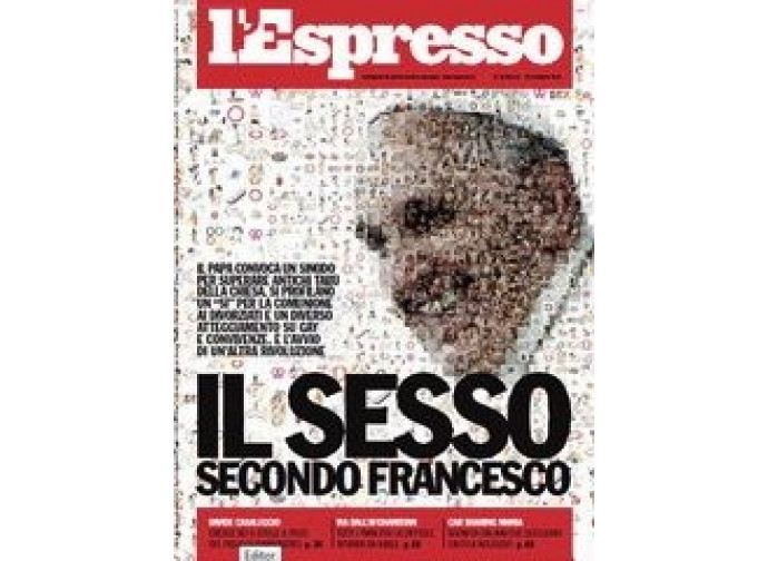 La copertina dell'Espresso La copertina dell'Espresso