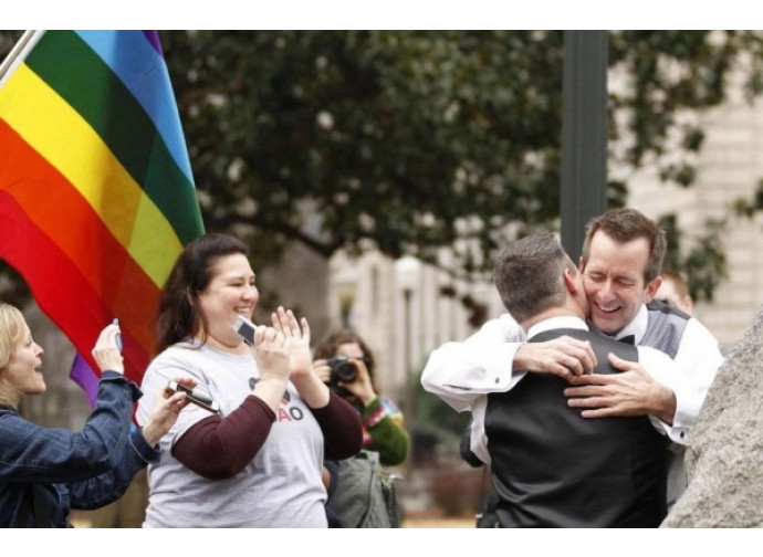 Manifestazione in favore dei matrimoni gay