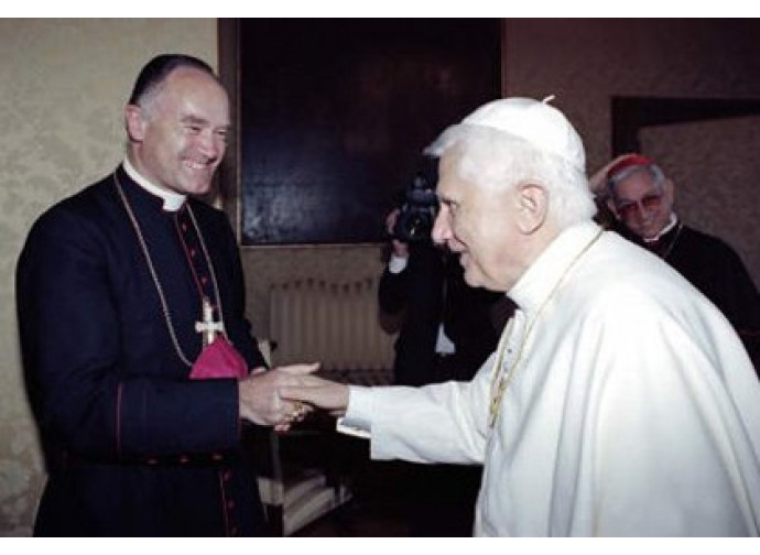 Benedetto XVI e Bernard Fellay Benedetto XVI e Bernard Fellay