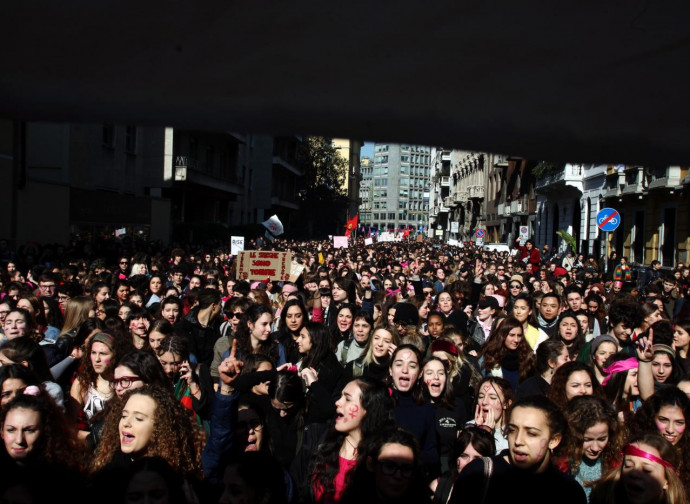 Corteo delle femministe a Milano Corteo delle femministe a Milano