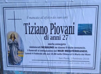 Gli immigrazionisti e i finti necrologi per “sensibilizzare”