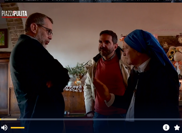 Un momento dell'incontro a Shalom di Formigli con suor Rosalina Un momento dell'incontro a Shalom di Formigli con suor Rosalina
