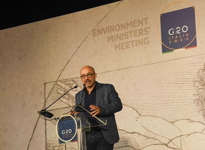 Il ministro Cingolani al G20 Ambiente Il ministro Cingolani al G20 Ambiente