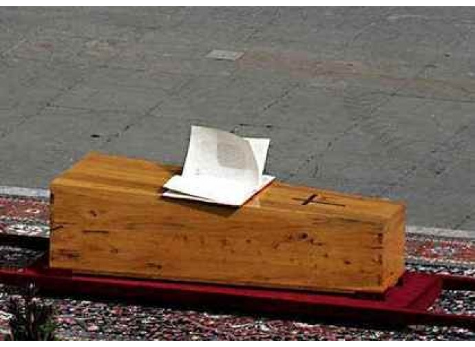 Immagine simbolo dei funerali di Giovanni Paolo II Immagine simbolo dei funerali di Giovanni Paolo II