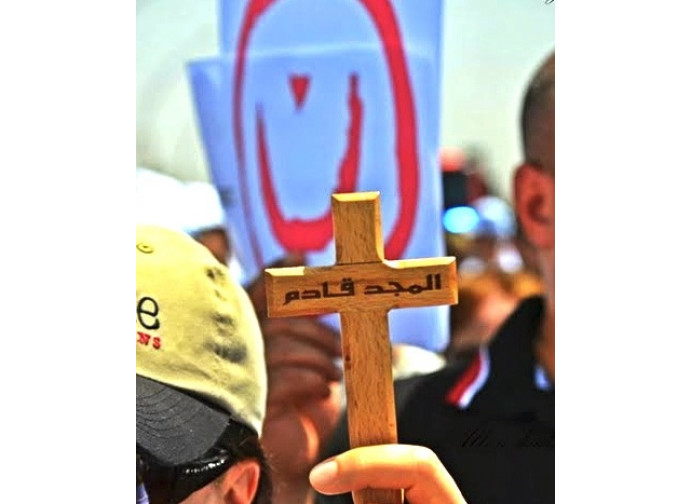 Manifestazione di cristiani in Iraq