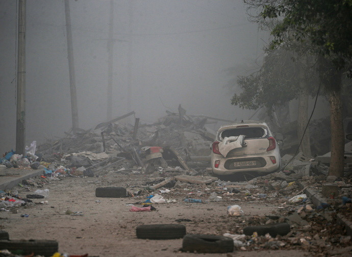 Distruzione a Gaza (ANSA) Distruzione a Gaza (ANSA)