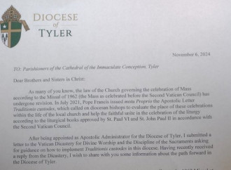 Diocesi di Tyler: via Strickland, via la Messa antica