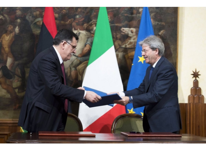 Gentiloni e Al Sarraj