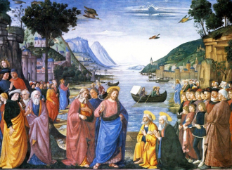 La vocazione dei primi apostoli, gli occhi fissi su Gesù