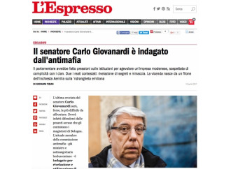 «Giovanardi vìola segreti». Anche l'Espresso